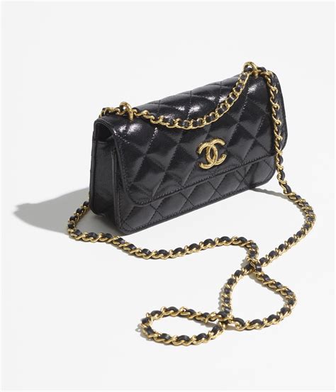 Shop CHANEL FLAP PHONE HOLDER WITH CLASSIC CHAIN.